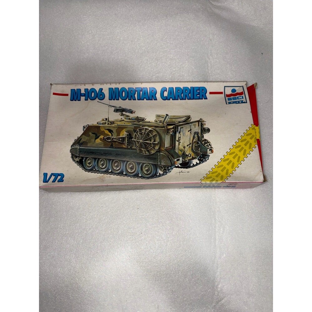 ESCI/ERTL 1:72 M-106 Mortar Carrier Tank Model Kit 8337 SEALED